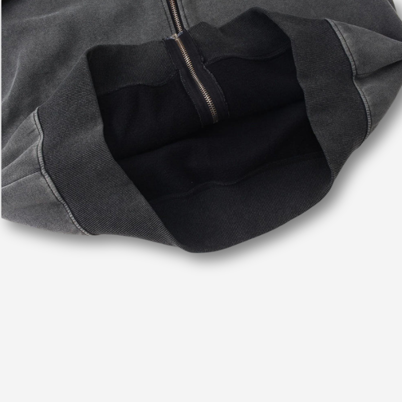 Acid Wash Balaclava Hoodie